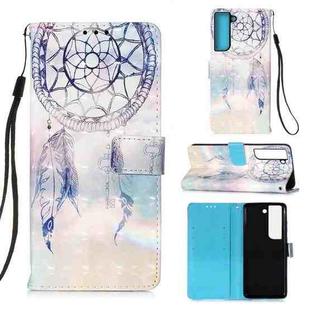 For Samsung Galaxy S23 5G 3D Painting Horizontal Flip Leather Phone Case(Dream Wind Chimes)