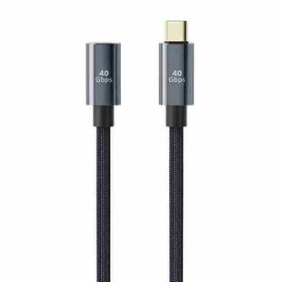 USB4.0 40Gbps Type-C Male to Female Extension Cable, Length:0.3m