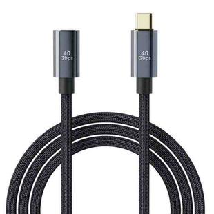 USB4.0 40Gbps Type-C Male to Female Extension Cable, Length:1m