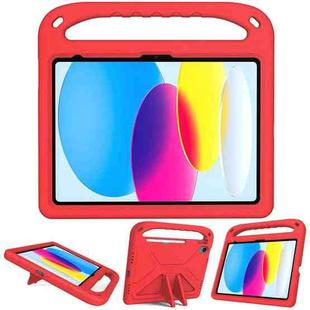 For iPad 10th Gen 10.9 2022 Handle Portable EVA Shockproof Tablet Case(Red)