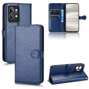 For Realme GT2 Pro Honeycomb Dot Texture Leather Phone Case(Blue)