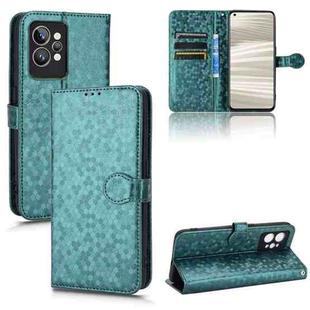 For Realme GT2 Pro Honeycomb Dot Texture Leather Phone Case(Green)