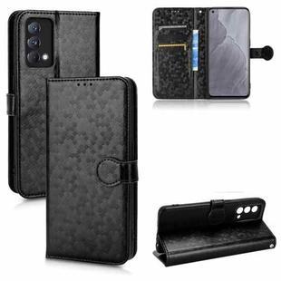 For Realme GT Master/Q3 Pro Carnival/K9 Master Honeycomb Dot Texture Leather Phone Case(Black)