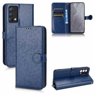 For Realme GT Master/Q3 Pro Carnival/K9 Master Honeycomb Dot Texture Leather Phone Case(Blue)