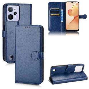 For Realme C31 Honeycomb Dot Texture Leather Phone Case(Blue)