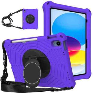 For iPad 10th Gen 10.9 2022 Spider King Silicone Protective Tablet Case(Purple)