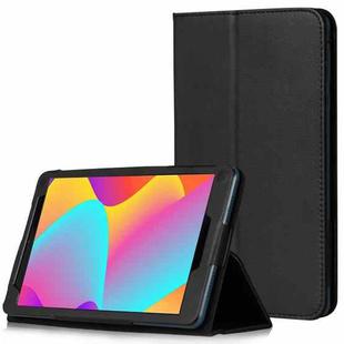 For TCL Tab 8 Litchi Texture Tablet Leather Case with Holder(Black)