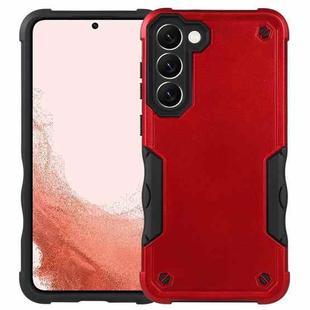 For Samsung Galaxy S23 5G Non-slip Shockproof Armor Phone Case(Red)