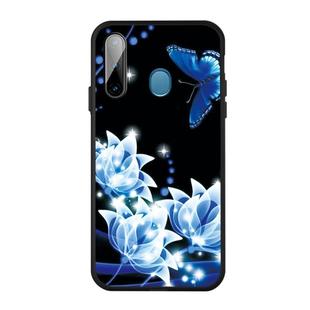 For Galaxy A11 / M11 Pattern Printing Embossment TPU Mobile Case(Orchid Butterfly)