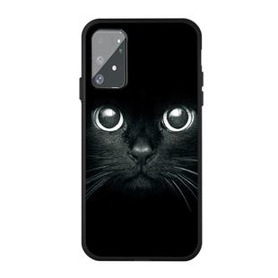 For Galaxy A91 / S10 Lite Pattern Printing Embossment TPU Mobile Case(Whiskered cat)