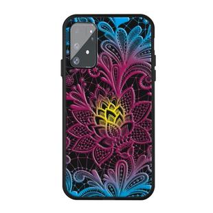 For Galaxy A91 / S10 Lite Pattern Printing Embossment TPU Mobile Case(Dazzling lace)