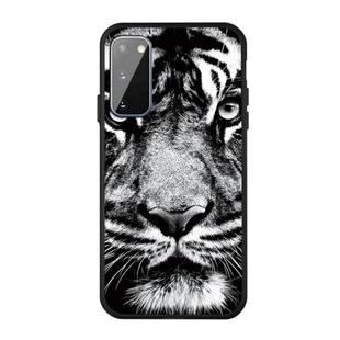 For Galaxy S20 Pattern Printing Embossment TPU Mobile Case(White tiger)