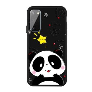 For Galaxy S20 Pattern Printing Embossment TPU Mobile Case(Dummy Bear)