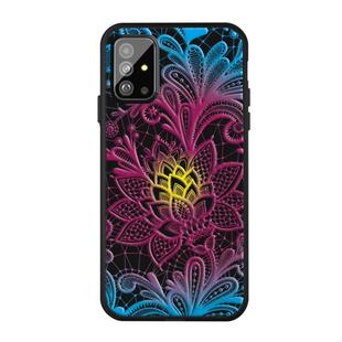 For Galaxy S20+ Pattern Printing Embossment TPU Mobile Case(Dazzling lace)