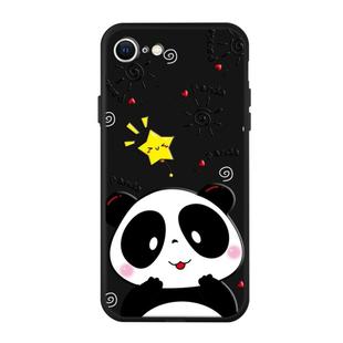 For iPhone SE 2022 / SE 2020 Pattern Printing Embossment TPU Mobile Case(Dummy Bear)