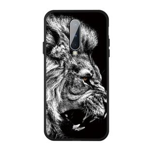 For OnePlus 8 Pattern Printing Embossment TPU Mobile Case(Lion)