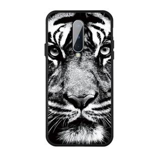 For OnePlus 8 Pattern Printing Embossment TPU Mobile Case(White tiger)
