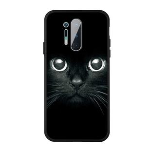 For OnePlus 8 Pro Pattern Printing Embossment TPU Mobile Case(Whiskered cat)