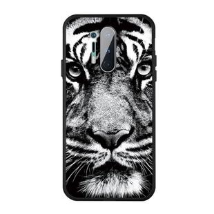 For OnePlus 8 Pro Pattern Printing Embossment TPU Mobile Case(White tiger)