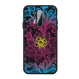 For OnePlus 8 Pro Pattern Printing Embossment TPU Mobile Case(Dazzling lace)