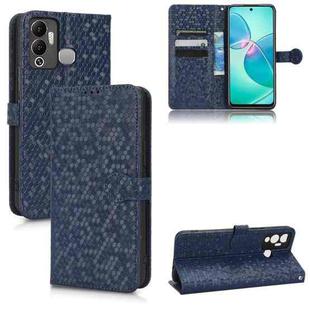 For Infinix Hot 12 Play Honeycomb Dot Texture Leather Phone Case(Blue)