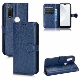 For Fujitsu Arrows WE F-51B Honeycomb Dot Texture Leather Phone Case(Blue)