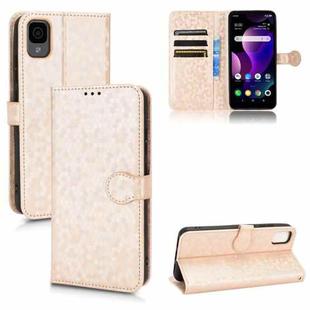 For TCL 30z T602DL Honeycomb Dot Texture Leather Phone Case(Gold)