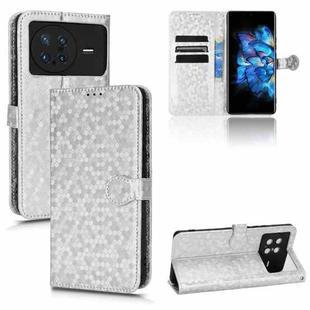 For vivo X Note Honeycomb Dot Texture Leather Phone Case(Silver)
