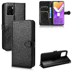 For vivo Y15s Honeycomb Dot Texture Leather Phone Case(Black)