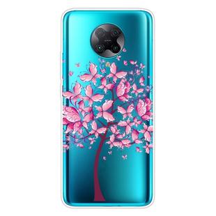For Xiaomi Redmi K30 Pro Shockproof Painted Transparent TPU Protective Case(Butterfly Tree)