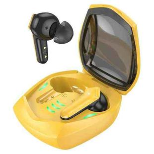 hoco EW28 Magic Sound True Wireless Bluetooth Gaming Earphone(Yellow)