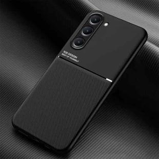 For Samsung Galaxy S23+ 5G Classic Tilt Magnetic PC + TPU Phone Case(Black)