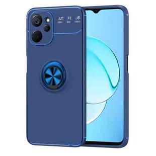 For Realme 10 5G Metal Ring Holder TPU Phone Case(Blue)