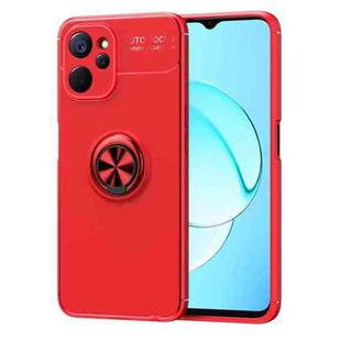 For Realme 10 5G Metal Ring Holder TPU Phone Case(Red)