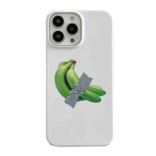 For iPhone 12 Cartoon Film Craft Hard PC Phone Case(Banana)