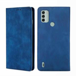 For Nokia C31 Skin Feel Magnetic Horizontal Flip Leather Phone Case(Blue)