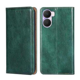 For Honor Play 40 Plus Gloss Oil Solid Color Magnetic Leather Phone Case(Green)