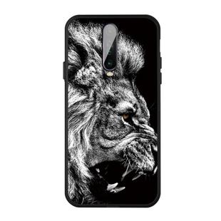 For Xiaomi Red K30 Pattern Printing Embossment TPU Mobile Case(Lion)