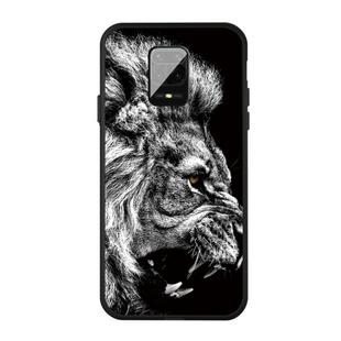 For Xiaomi Redmi Note 9s Pattern Printing Embossment TPU Mobile Case(Lion)