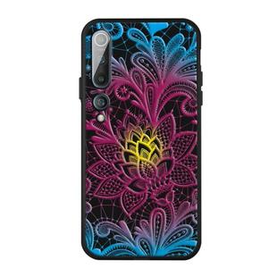 For Xiaomi MI 10 Pattern Printing Embossment TPU Mobile Case(Dazzling lace)