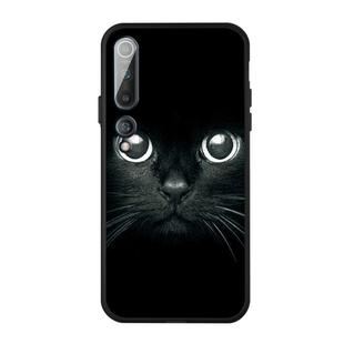 For Xiaomi MI 10 Pro Pattern Printing Embossment TPU Mobile Case(Whiskered cat)