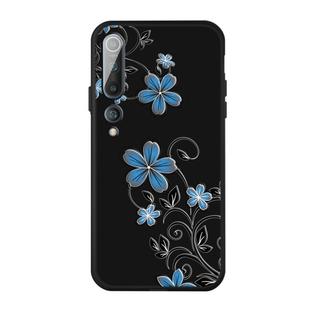 For Xiaomi MI 10 Pro Pattern Printing Embossment TPU Mobile Case(Small orchid)