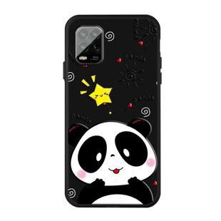 For Xiaomi MI 10 Lite Pattern Printing Embossment TPU Mobile Case(Dummy Bear)