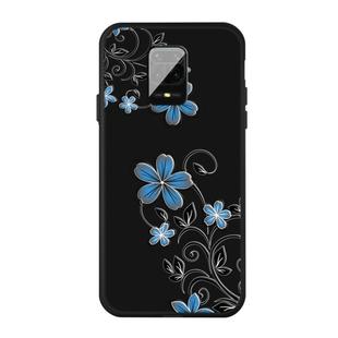 For Xiaomi Redmi Note 9 Pro Max Pattern Printing Embossment TPU Mobile Case(Small orchid)