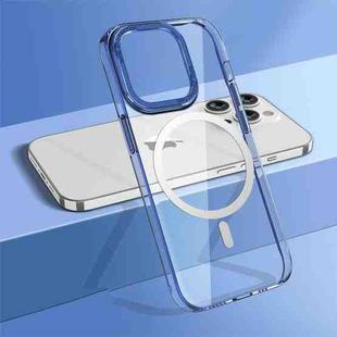 For iPhone 14 Pro Max wlons Crystal Clear MagSafe Phone Case(Sierra Blue)