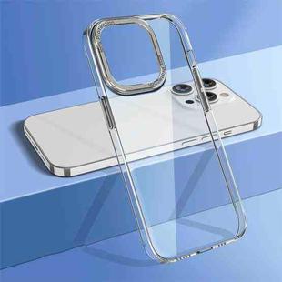 For iPhone 14 Pro wlons Crystal Clear Phone Case(Silver)