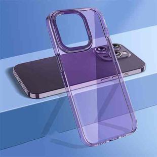 For iPhone 14 Pro wlons Crystal Clear Phone Case(Purple)