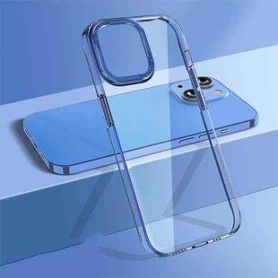 For iPhone 14 Plus wlons Crystal Clear Phone Case(Sierra Blue)