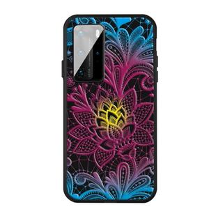 For Huawei P40 Pro Pattern Printing Embossment TPU Mobile Case(Dazzling lace)