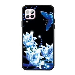 For Huawei P40 Lite Pattern Printing Embossment TPU Mobile Case(Orchid Butterfly)